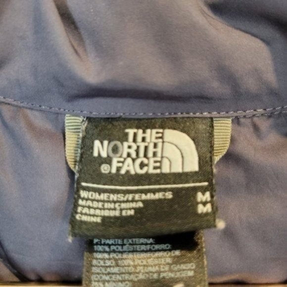 The North Face | Goose Down Puffer 550 Jacket coat Gray Blue - Picture 3 of 10